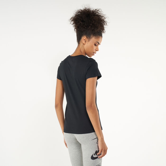 Nike Women's Just Do It Slim T-Shirt Black image number 1