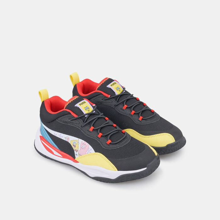 PUMA Kids' X SpongeBob Playmaker Shoe Black PUMA Kids' X SpongeBob Playmaker Shoe Black image number 2