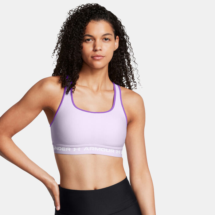 Under Armour Women's Armour Medium-Support Training Sports Bra Purple Under Armour Women's Armour Medium-Support Training Sports Bra Purple image number 0