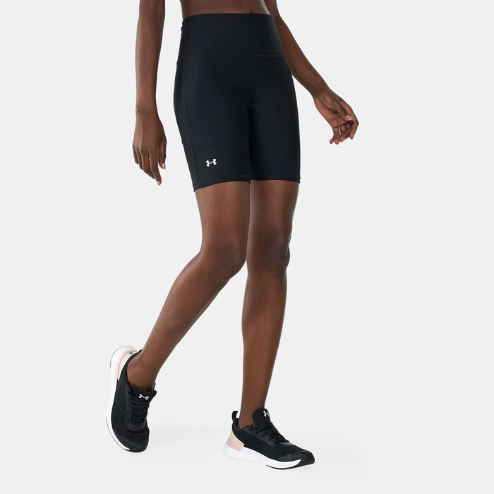 Under Armour Women's HeatGear Armour Bike Shorts Black Under Armour Women's HeatGear Armour Bike Shorts Black image number 0