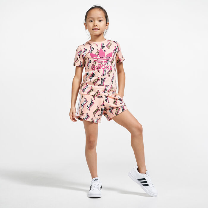 adidas Originals Kids' Trefoil T-Shirt Pink adidas Originals Kids' Trefoil T-Shirt Pink image number 2