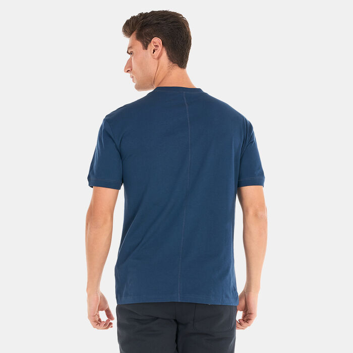 EA7 Emporio Armani Men's Train Logo Series T-Shirt Blue EA7 Emporio Armani Men's Train Logo Series T-Shirt Blue image number 1