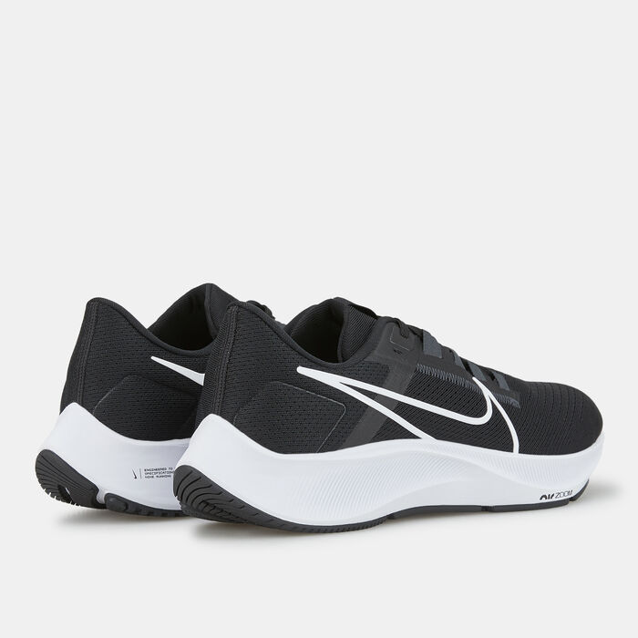 Nike Men's Air Zoom Pegasus 38 Running Shoe Black image number 3