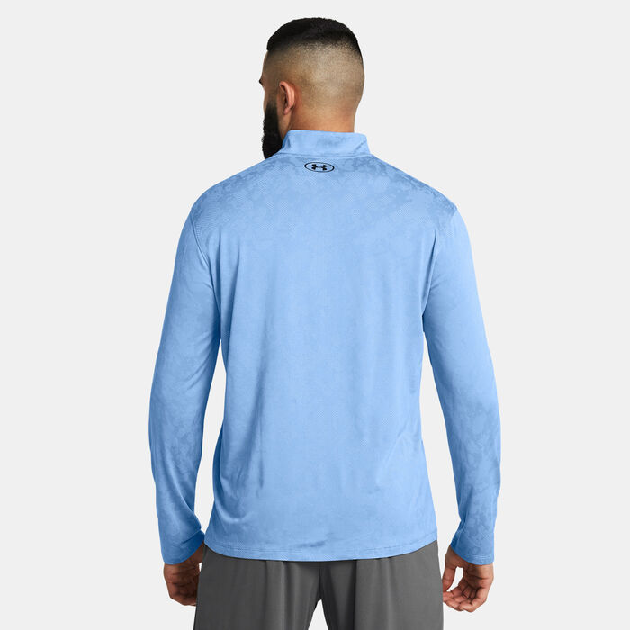 Under Armour Men's UA Tech Vent Training 1/2-Zip Top Blue Under Armour Men's UA Tech Vent Training 1/2-Zip Top Blue image number 1
