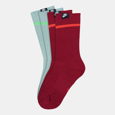 Nike SNKR Sox Crew Socks (2 Pack) Multi