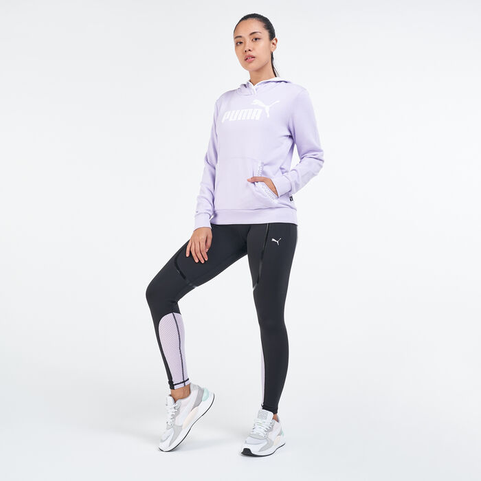 PUMA Women's Amplified Hoodie Purple PUMA Women's Amplified Hoodie Purple image number 2