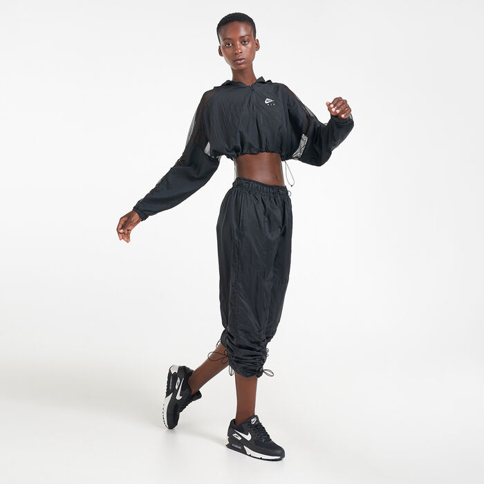 Nike Women's Air Cropped Jacket Black Nike Women's Air Cropped Jacket Black image number 2