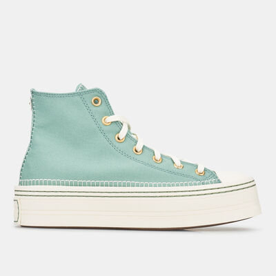 Converse Women's Chuck Taylor All Star Modern Lift Shoes Green Converse Women's Chuck Taylor All Star Modern Lift Shoes Green