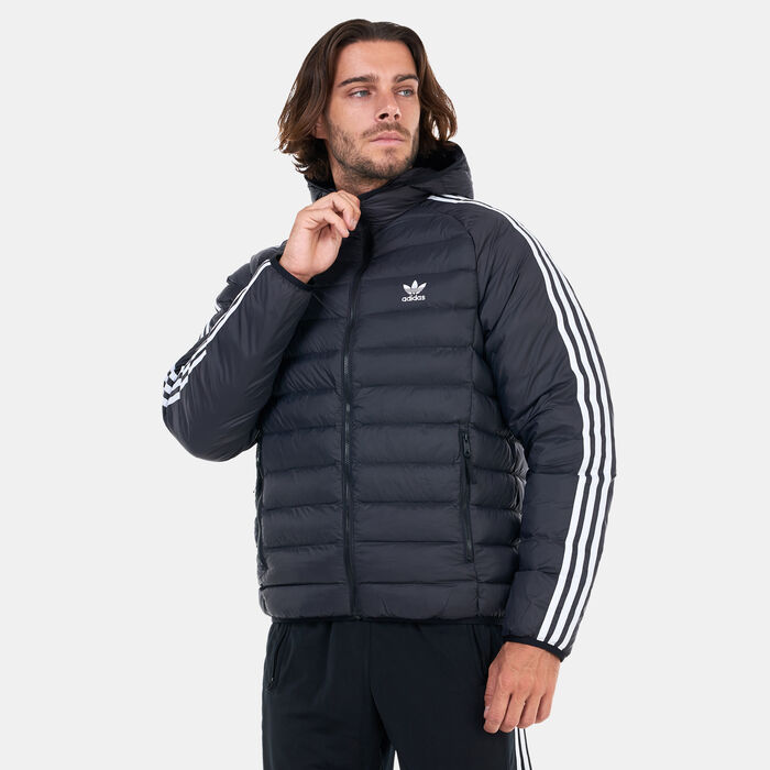 adidas Originals Men's Padded Hooded Puffer Jacket Black image number 0