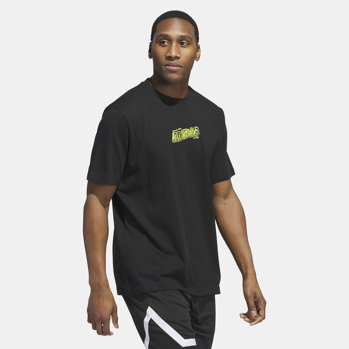 adidas Originals Men's Lil Stripe Crossroads Graphic T-Shirt Black adidas Originals Men's Lil Stripe Crossroads Graphic T-Shirt Black image number 2