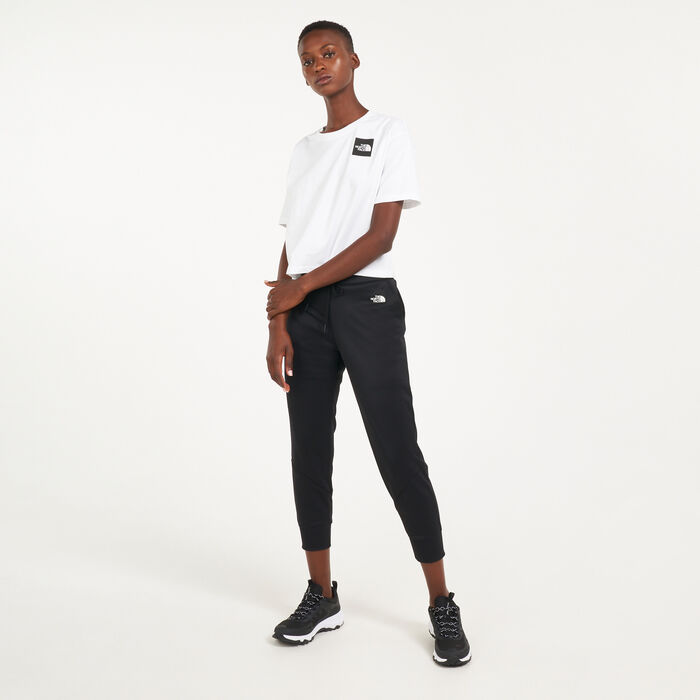 The North Face Women's Cropped Fine T-Shirt White The North Face Women's Cropped Fine T-Shirt White image number 2