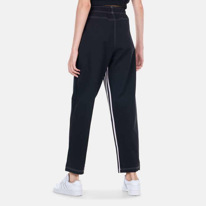 adidas Women's Dance 3-Stripes Wide-Leg Trousers Black adidas Women's Dance 3-Stripes Wide-Leg Trousers Black image number 1