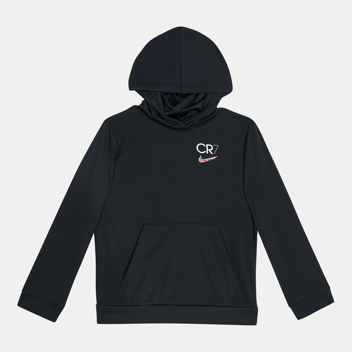 Nike Kids' CR7 Pullover Football Hoodie (Older Kids) Black Nike Kids' CR7 Pullover Football Hoodie (Older Kids) Black image number 0