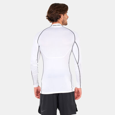 Nike Men's Pro Dri-FIT Long-Sleeve Top White