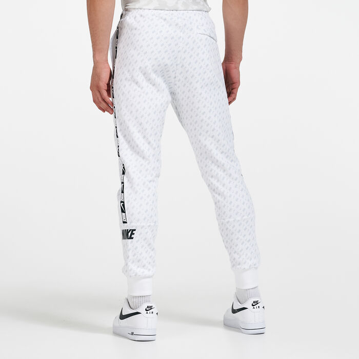 Nike Men's Repeat Fleece Jogger Pants White image number 1