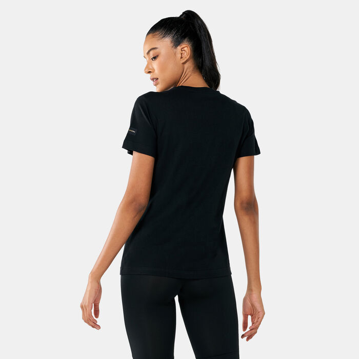adidas Women's Marimekko Graphic T-Shirt Black adidas Women's Marimekko Graphic T-Shirt Black image number 1
