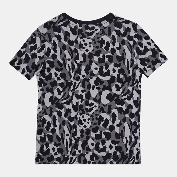 PUMA Kids' Alpha Printed T-Shirt Grey PUMA Kids' Alpha Printed T-Shirt Grey image number 1
