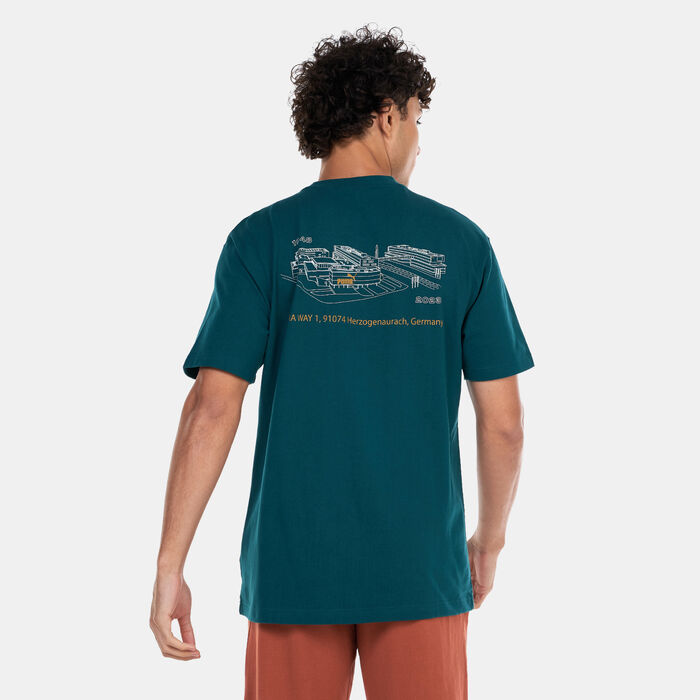 PUMA Men's 75 Logo Celebration T-Shirt Green PUMA Men's 75 Logo Celebration T-Shirt Green image number 1