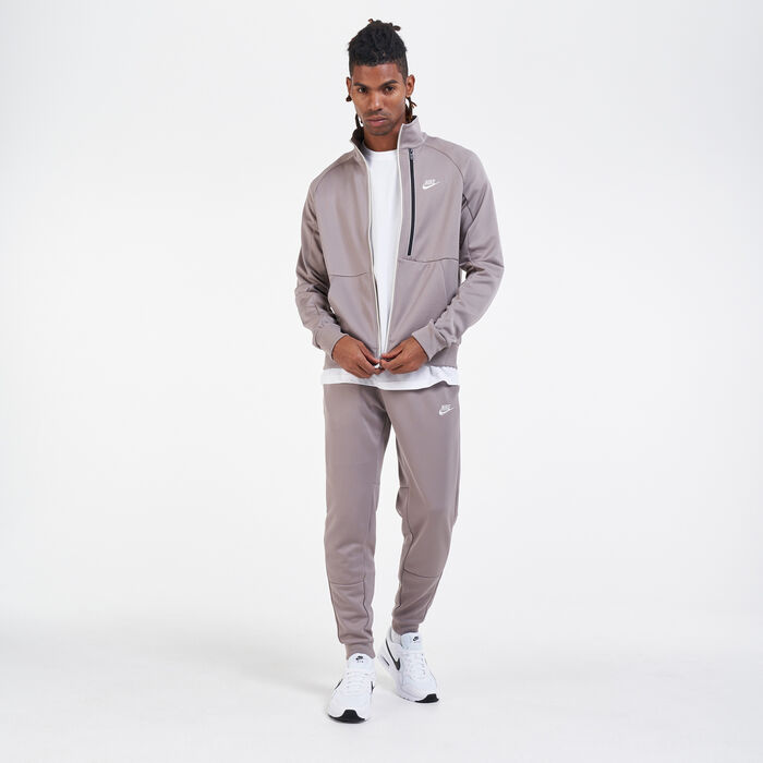 Nike Men's Sportswear N98 Tribute Track Jacket Grey image number 2