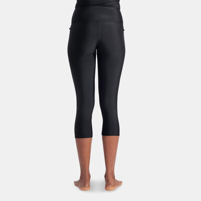 Arena Women's Modesty 3/4 Swimming Leggings Black Arena Women's Modesty 3/4 Swimming Leggings Black