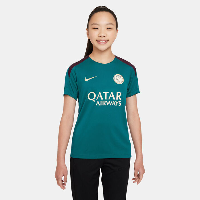 Nike Kids' Paris Saint-Germain Strike Dri-FIT Football Top Green Nike Kids' Paris Saint-Germain Strike Dri-FIT Football Top Green image number 0