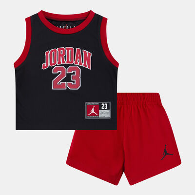 Jordan Kids' 23 Jersey and Shorts Set Red