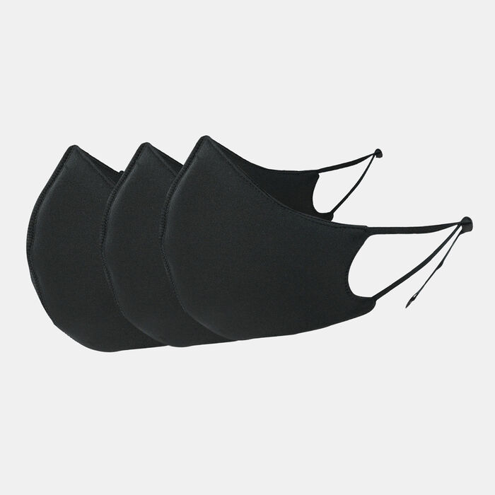 Sun and Sand Sports Sports Masks (3 Pack) Black Sun and Sand Sports Sports Masks (3 Pack) Black image number 0