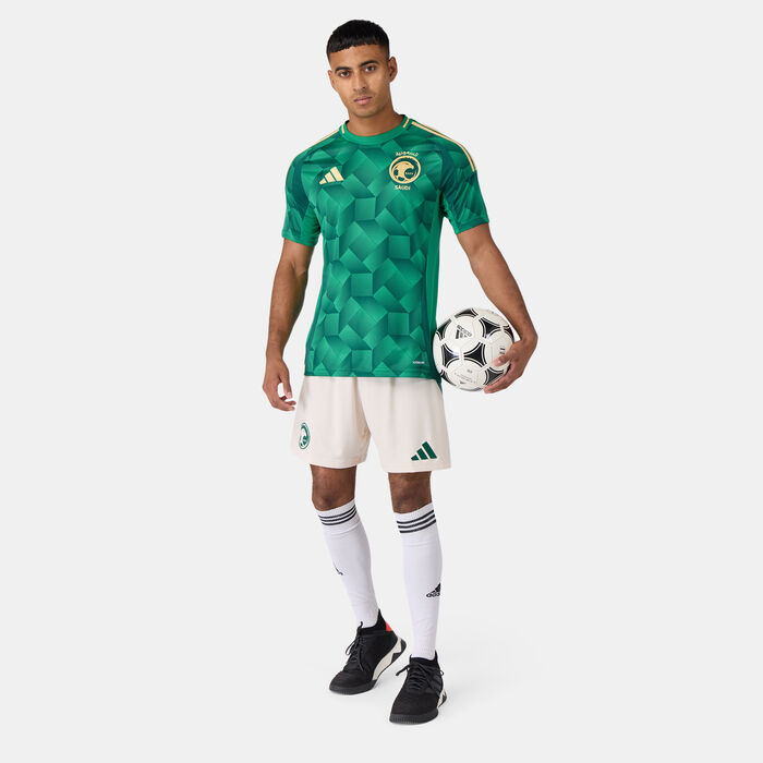 adidas Men's Saudi Arabia 24 Home Replica Football Jersey Green adidas Men's Saudi Arabia 24 Home Replica Football Jersey Green image number 2