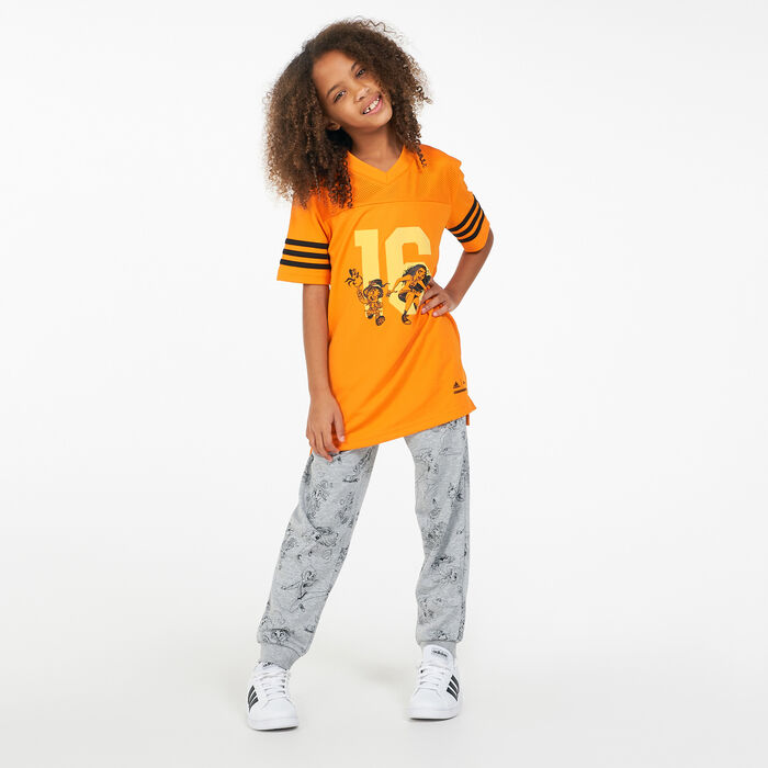 adidas Kids' Disney Comfy Princesses Dress Orange adidas Kids' Disney Comfy Princesses Dress Orange image number 2