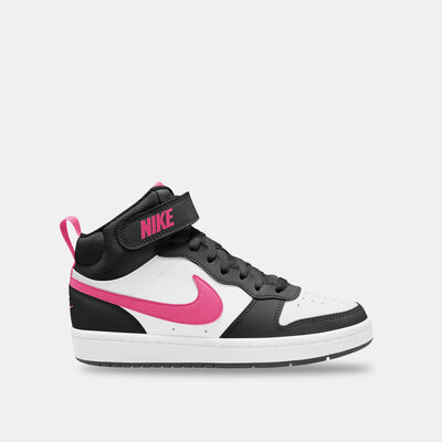 Nike Kids' Court Borough Mid 2 Shoes White