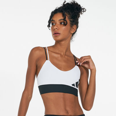 adidas Women's All Me Training Sports Bra White