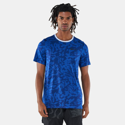 Nike Men's Dri-FIT Superset T-Shirt Blue Nike Men's Dri-FIT Superset T-Shirt Blue