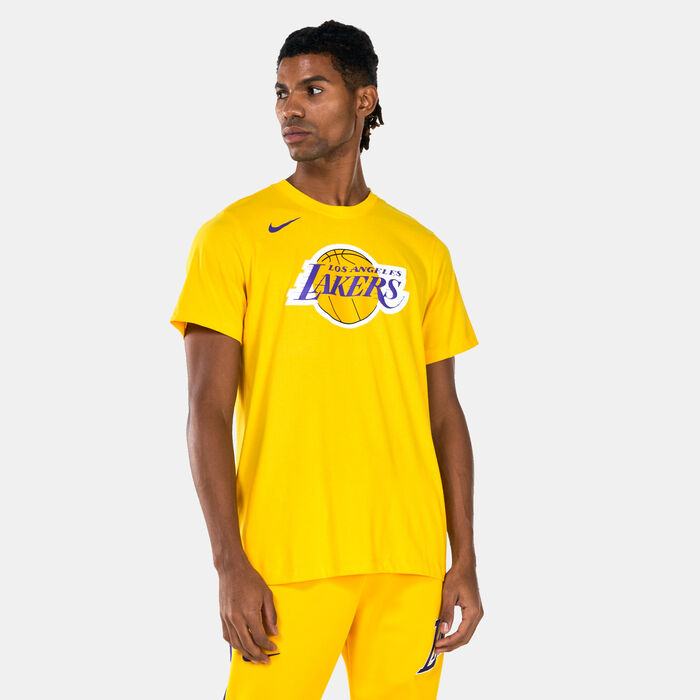 Nike Men's Los Angeles Lakers Dri-FIT NBA Logo T-Shirt yellow Nike Men's Los Angeles Lakers Dri-FIT NBA Logo T-Shirt yellow image number 0