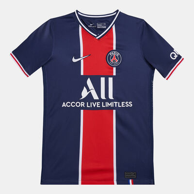 Nike Kids' Paris Saint-Germain Stadium Home Jersey - 2020/21 (Older Kids) Blue