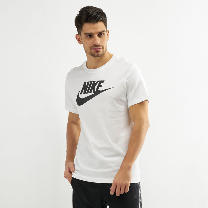 Nike Men's Sportswear Icon Futura T-Shirt White Nike Men's Sportswear Icon Futura T-Shirt White image number 0