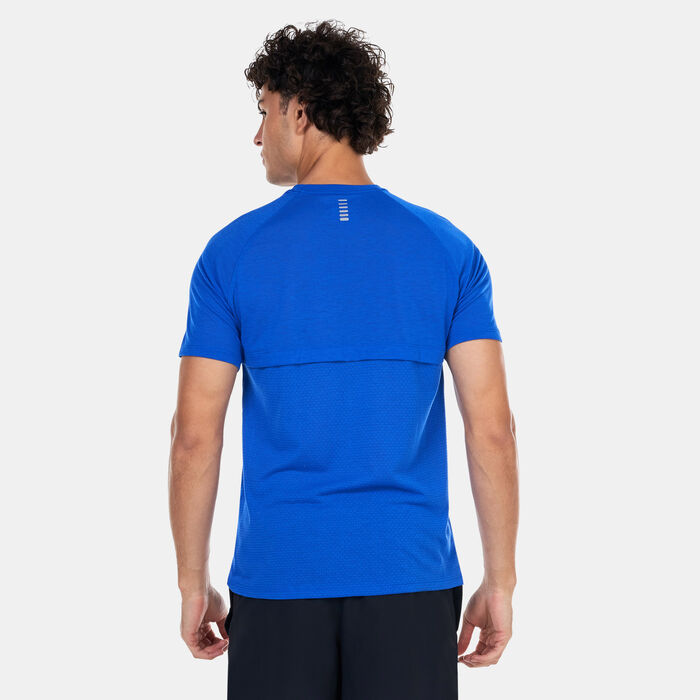 Under Armour Men's Streaker Run T-Shirt Blue Under Armour Men's Streaker Run T-Shirt Blue image number 1