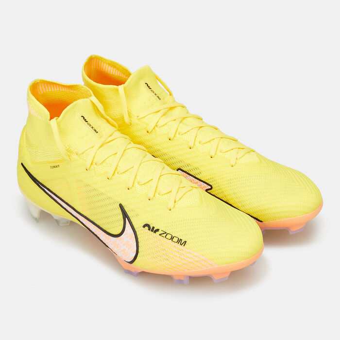 Nike Men's Zoom Mercurial Superfly 9 Elite Firm-Ground Football Shoe yellow image number 1