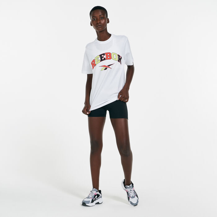 Reebok Classics Basketball T-Shirt White Reebok Classics Basketball T-Shirt White image number 3
