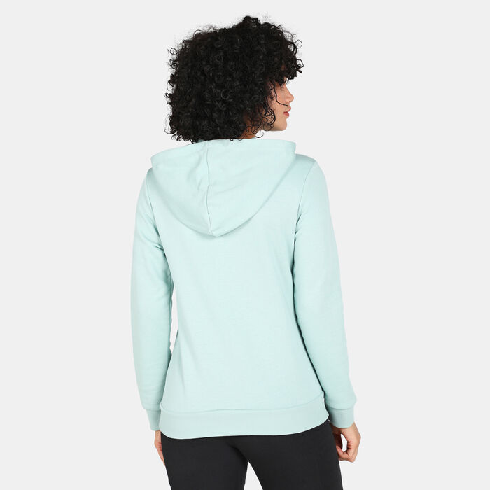 adidas Women's Essentials Logo Hoodie White adidas Women's Essentials Logo Hoodie White image number 1
