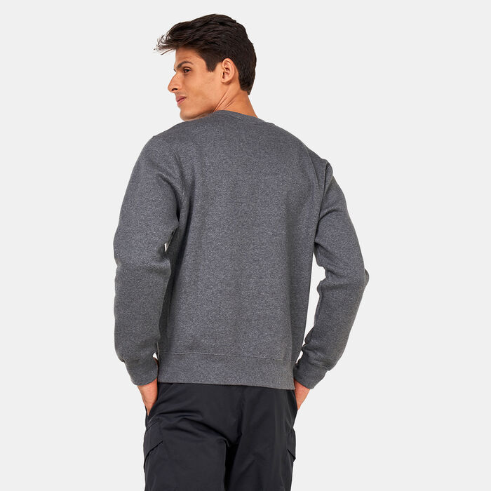 Nike Men's Sportswear Club Fleece Crew Sweatshirt Grey Nike Men's Sportswear Club Fleece Crew Sweatshirt Grey image number 1