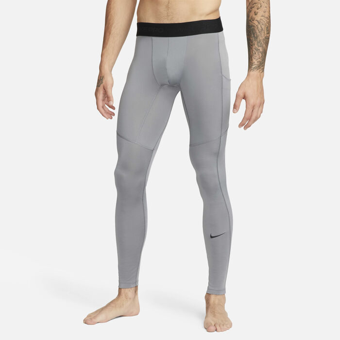 Nike Men's Pro Dri-FIT Training Tights Grey Nike Men's Pro Dri-FIT Training Tights Grey image number 0