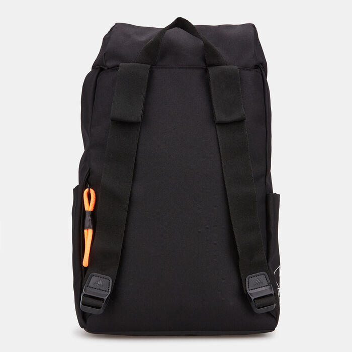 adidas Men's Standards Flap Backpack Black adidas Men's Standards Flap Backpack Black image number 1