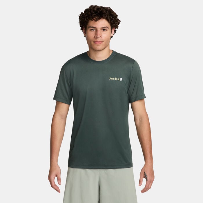 Nike Men's Dri-FIT Training T-Shirt Green Nike Men's Dri-FIT Training T-Shirt Green image number 0