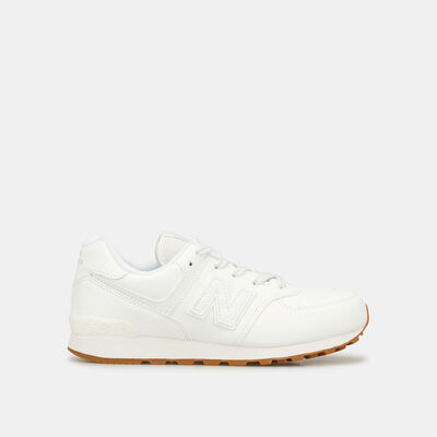 New Balance Kids' 574 Shoe White