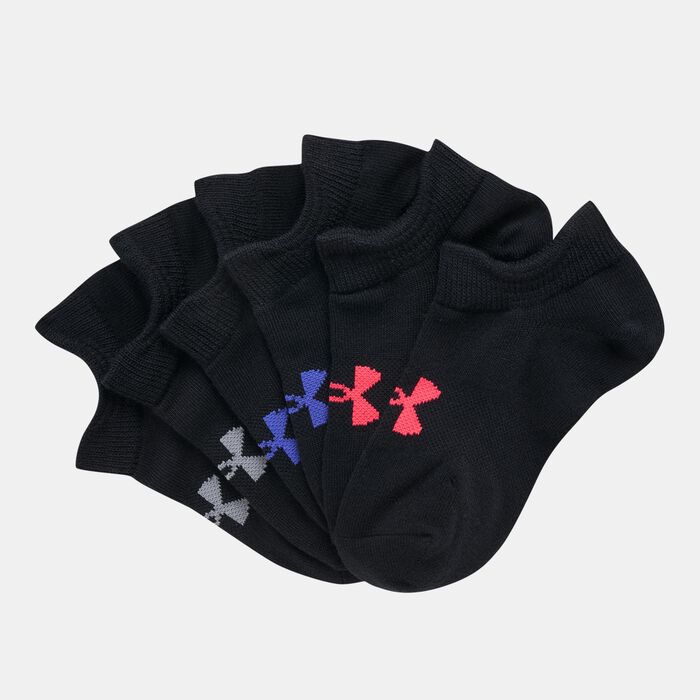 Under Armour Kids’ Essential No Show Socks (6 Pairs) (Older Kids) Black Under Armour Kids’ Essential No Show Socks (6 Pairs) (Older Kids) Black image number 0