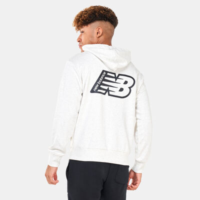 New Balance Men's Essentials Fleece Hoodie Grey