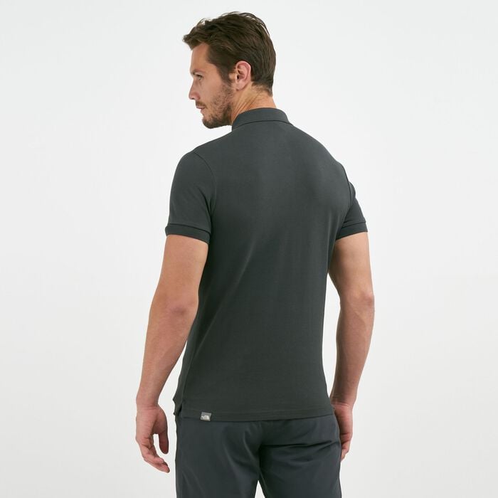 The North Face Men's Premium Polo T-Shirt Grey The North Face Men's Premium Polo T-Shirt Grey image number 1