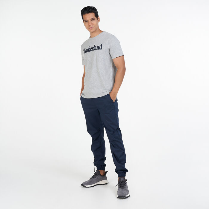 Timberland Men's Kennebec River Tree Linear T-Shirt Grey Timberland Men's Kennebec River Tree Linear T-Shirt Grey image number 2
