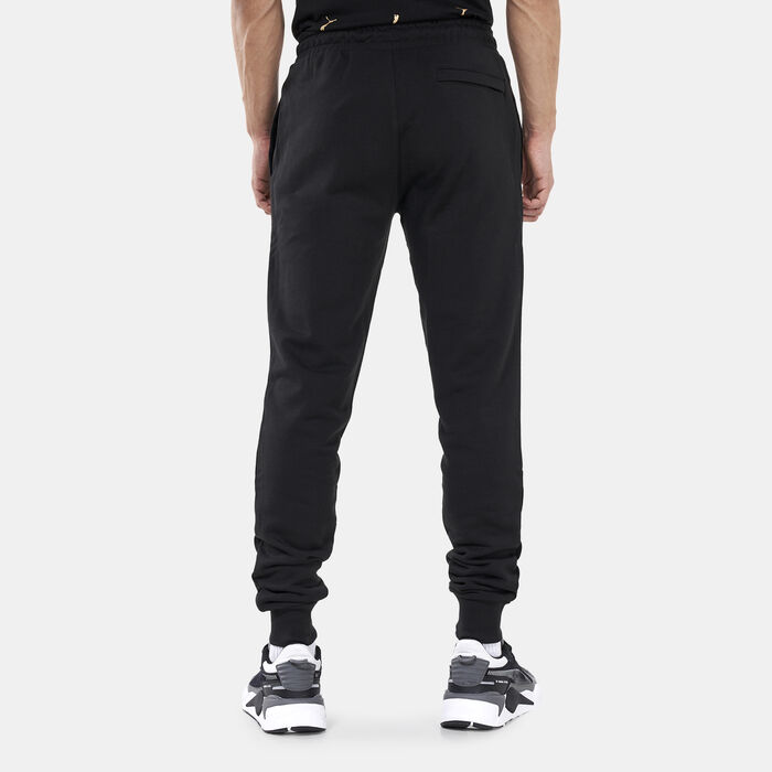 PUMA Men's Classics Graphics Brand Love Pants Black PUMA Men's Classics Graphics Brand Love Pants Black image number 1