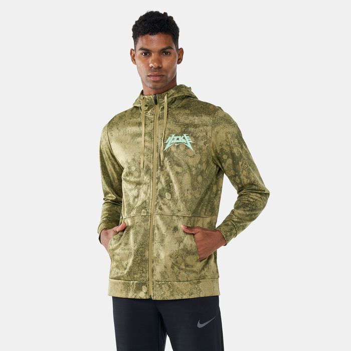 Nike Men's Therma-FIT Fleece Hoodie Green Nike Men's Therma-FIT Fleece Hoodie Green image number 0